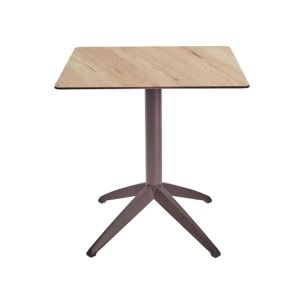 Стіл QUATRO FOLD 70X70 MOKA-OAK